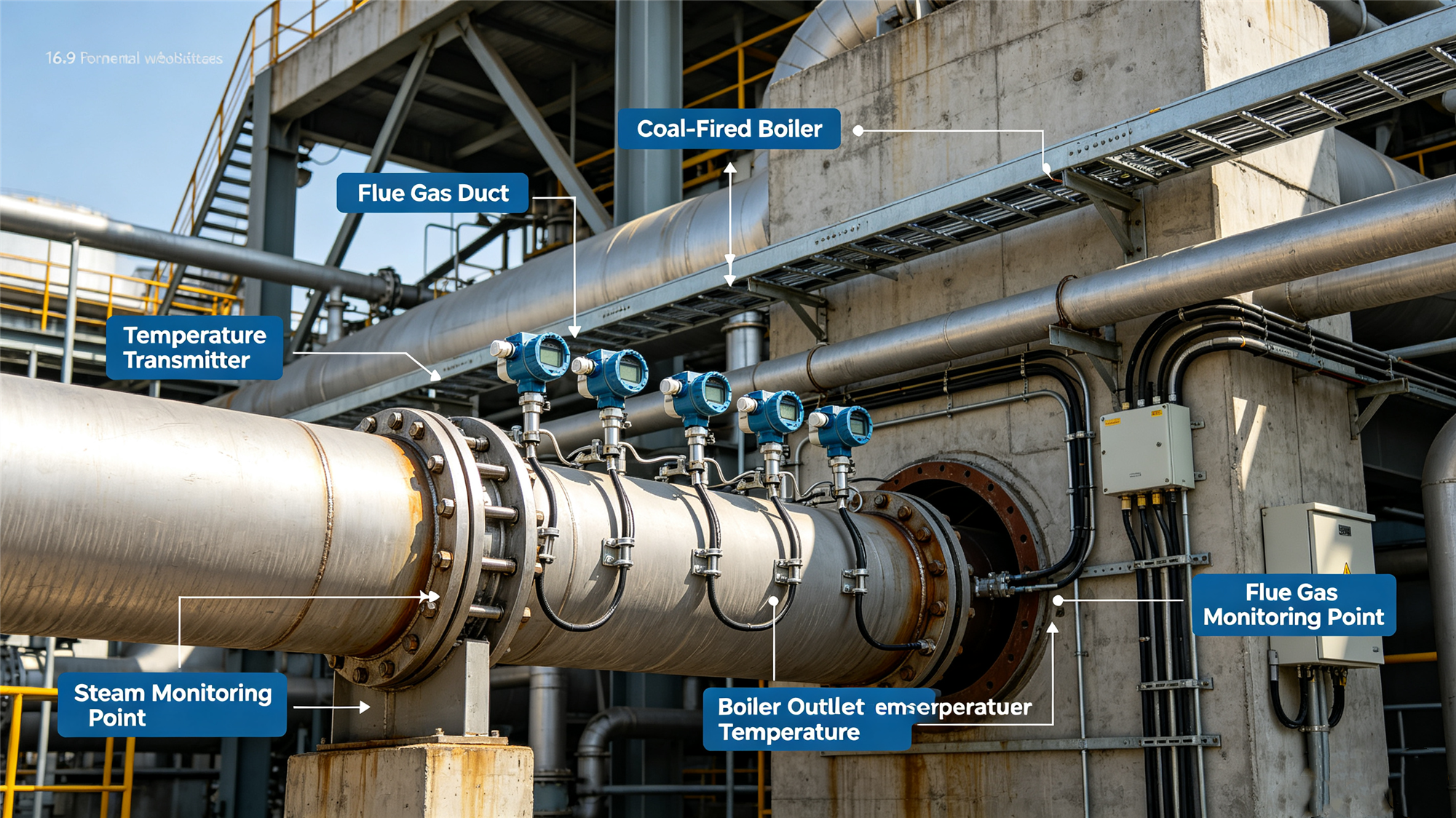Latest company case about Ganga Thermal Power Case: Temperature Transmitter for Coal-Fired Boiler Main Steam and Flue Gas Monitoring