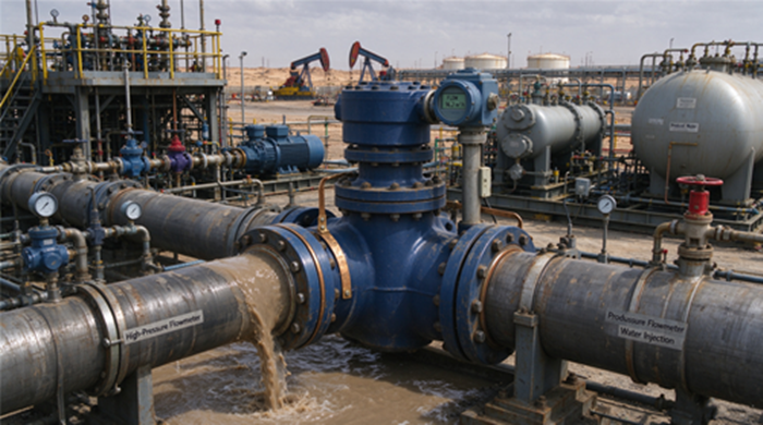 Latest company case about Electromagnetic Flowmeter for Oilfield Water Injection & Produced Water: High-Pressure Flow Case