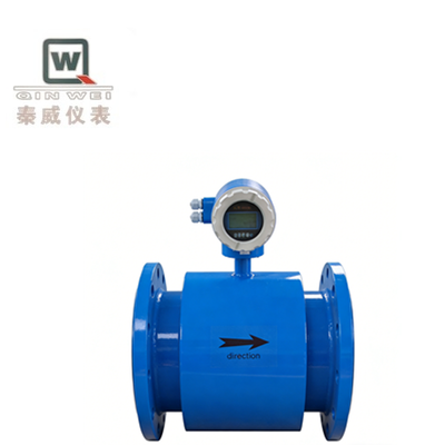 Large Diameter Pipeline Electromagnetic Flowmeter , Industrial Pipe Type Sewage Flowmeter