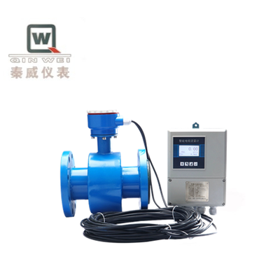 Split Type Electromagnetic Flow Meter Sensor Explosion Proof Sewage Stainless Steel Flowmeter