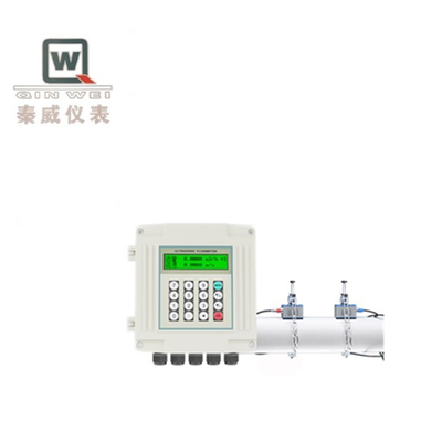Wall Mounted Ultrasonic Flowmeter Clamp On External Ultrasonic Flow Meter