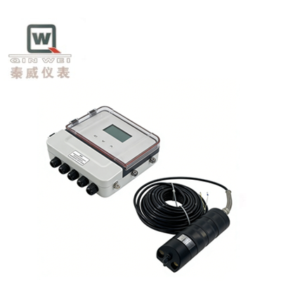 Portable Doppler Ultrasonic Flowmeter Wall Mount With Aluminum Alloy Housing
