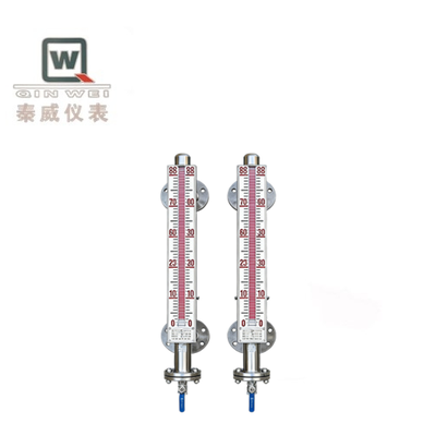 Explosion Proof Magnetic Flap Level Gauge 24V DC With Intuitive Indication