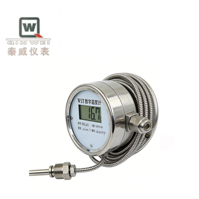 Digital Direct Reading Pressure Type Thermometer Flexible Installation