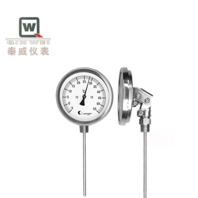 Universal Bimetallic Thermometer Flexibility Installation Bimetallic Dial Thermometer