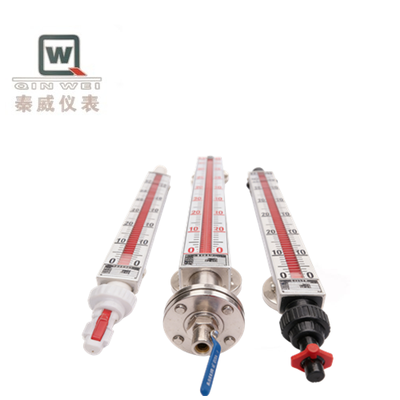 Bottom Mounted Magnetic Liquid Level 24V DC / 220V AC Magnetic Flap Level Gauge