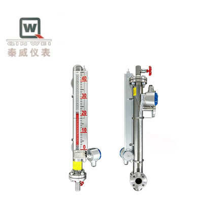 High Temperature High Pressure Magnetic Flap Level Gauge For Industrial Tanks