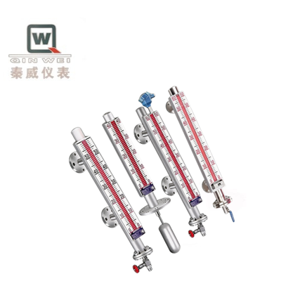 Stainless Steel Magnetic Float Type Level Gauge Hygienic Standard Magnetic Flap Level Gauge
