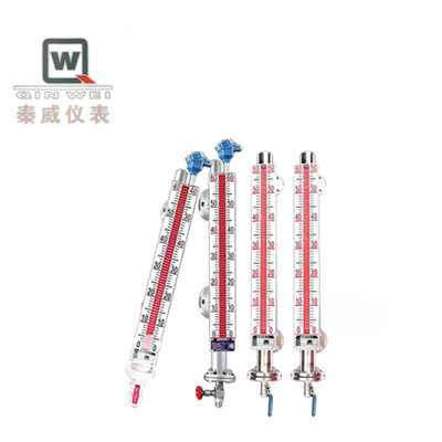 Stainless Steel Magnetic Float Type Level Gauge Hygienic Standard Magnetic Flap Level Gauge