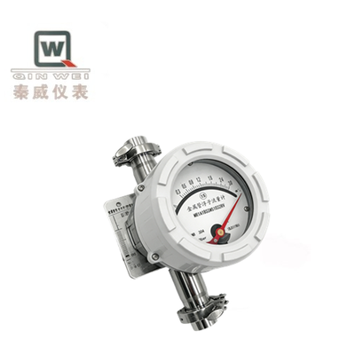 Sanitary Stainless Steel Float Type Flowmeter Easy Clean Quick Installation