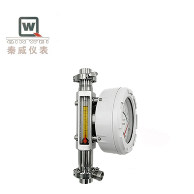 Sanitary Stainless Steel Float Type Flowmeter Easy Clean Quick Installation
