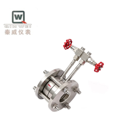 ASME Orifice Gas Flow Meter Stainless Steel Differential Pressure Compact Orifice Flowmeter