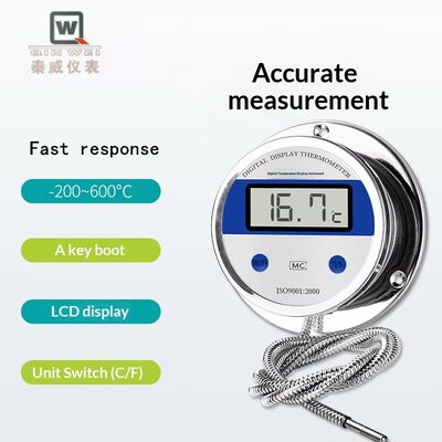 Digital Display Industrial Thermometer, Acid And Alkali Resistant, High Temperature Resistant