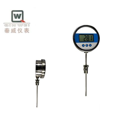 High-temperature Thermometer, Made Of Stainless Steel 304, With Display PT100 Temperature Gauge