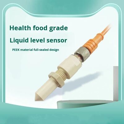 China-made PEEK Flange-type Liquid Level Sensor For Chemical Liquid Slurry And Electrolyte Contact, Resistant To Strong Acids And Alkalis 