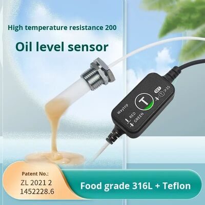 Capacitive Proximity Switch Level Sensor For 200°C High Temperature, Suitable For Hot Melt Glue Machines, 24V 
