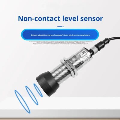 Non-contact Analog Current/Voltage Level Switch Level Gauge WUB3000 Ultrasonic Sensor For Metal Grain Silos 24V 