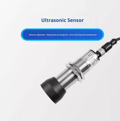 Non-contact Analog Current/Voltage Level Switch Level Gauge WUB3000 Ultrasonic Sensor For Metal Grain Silos 24V 