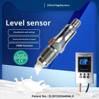  Metal Material, Imported From The Chinese Mainland, Switch-type Level Gauge For Viscous Materials, Can Replace Level Gauges, With Visible Frequency Sweep Setting, Capacitive Level Gauge